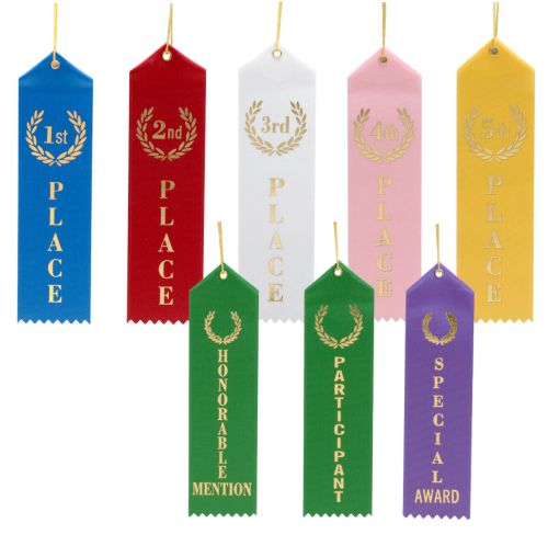 Award Ribbons - 1st through 5th Place, Honorable Mention, Special or Participant