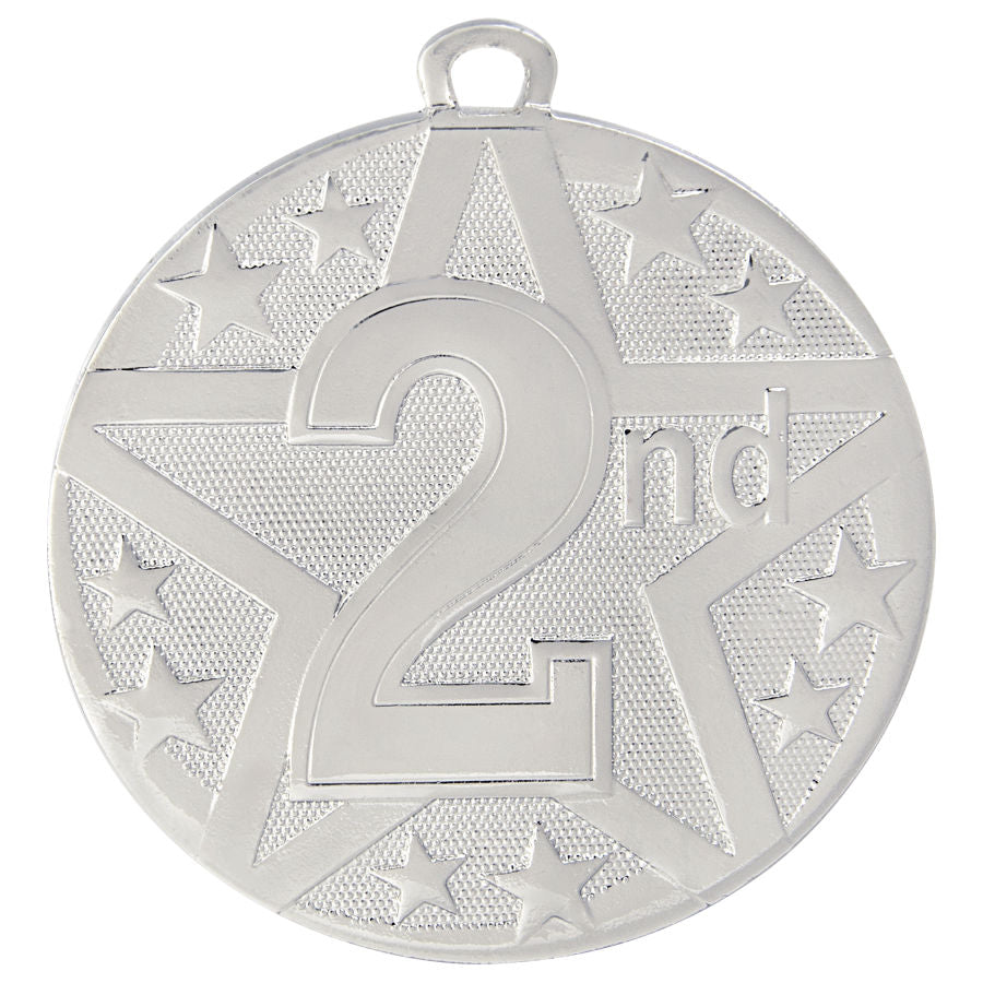 1st, 2nd, 3rd Place Superstar Medal | Engraved Superstar Place Medallion - 2 Inch Wide