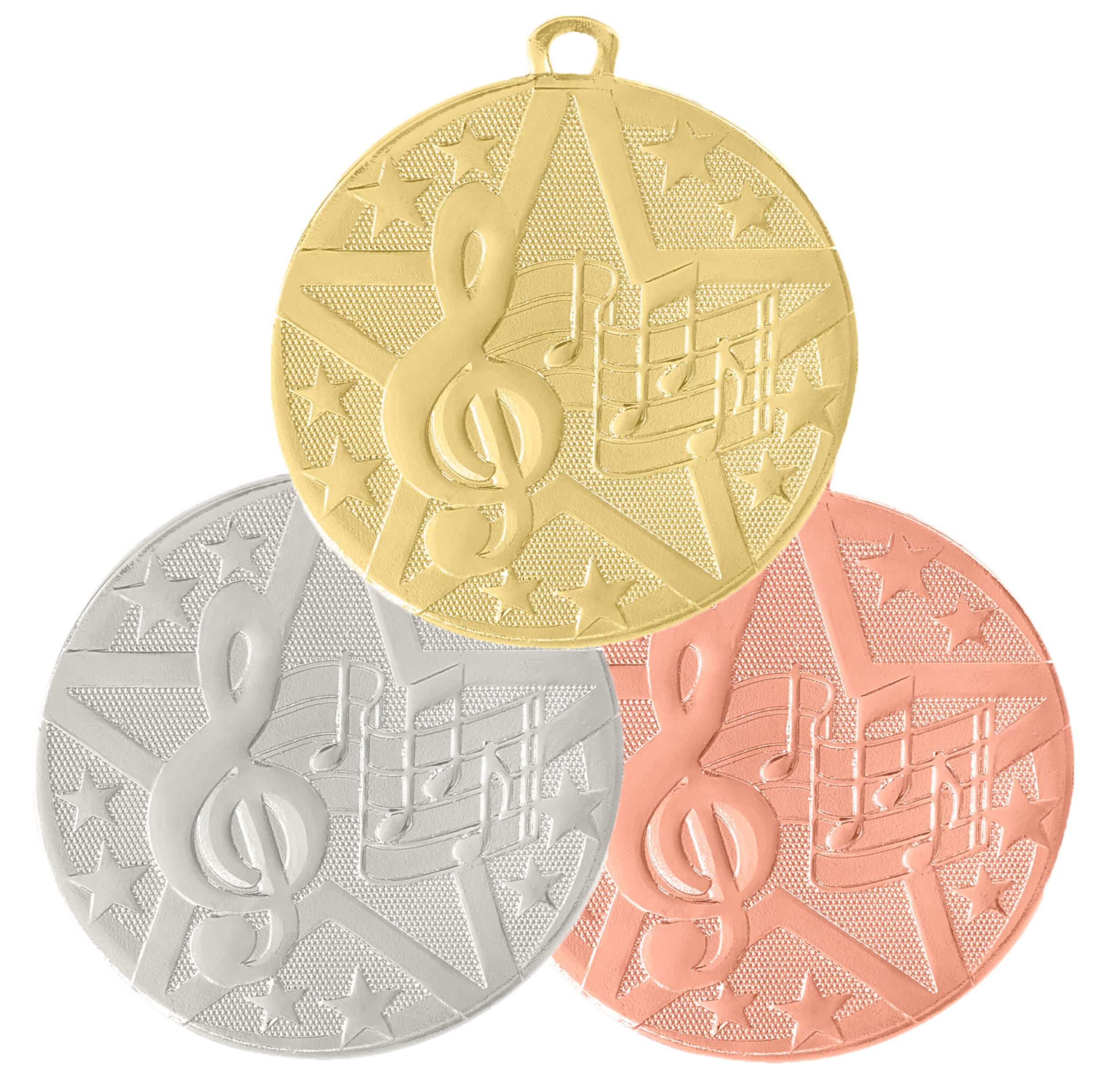 Personalized Music Medal with Ribbon | Gold, Silver or Bronze – Decade ...