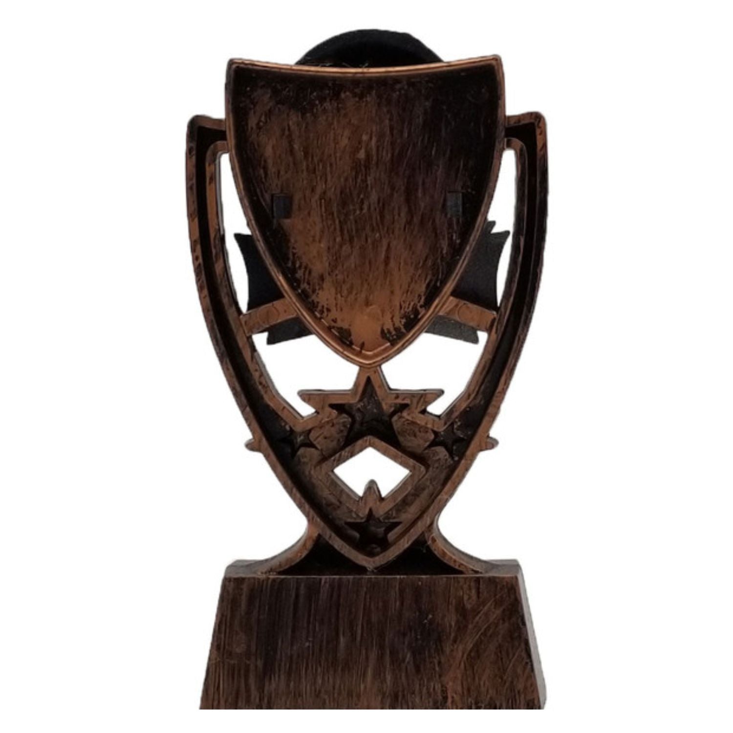 Basketball Four Star Trophy | Engraved Basketball Award - 6 Inch Tall Decade Awards