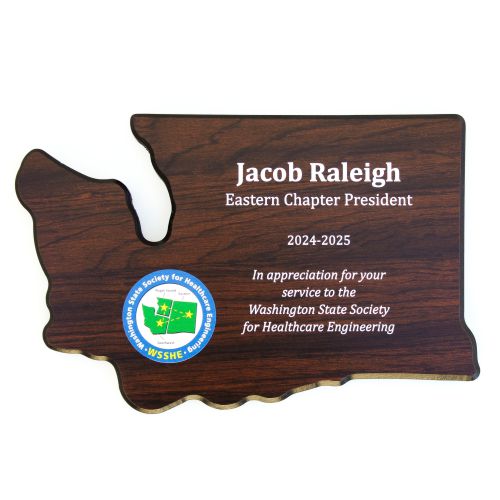 Washington State Plaque - 2 sizes Decade Awards