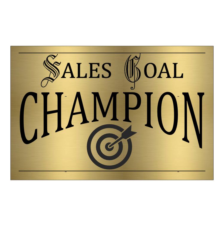 Business / Salesman Monster Perpetual Trophy | Engraved Sales Perpetual Award - 13 Inch Tall Decade Awards