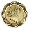 Science Fusion Medal- Gold | Engraved Science Medallion - 3 Inch Wide Decade Awards