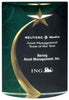 Shooting Star Award - Blue, Green or Red | Engraved Rounded Acrylic Award - 6", 6.75" or 7.75" Decade Awards