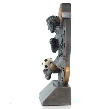 Soccer Trophy, 3D Star Resin - Male or Female | Engraved Soccer Award - 6 Inch Tall Decade Awards