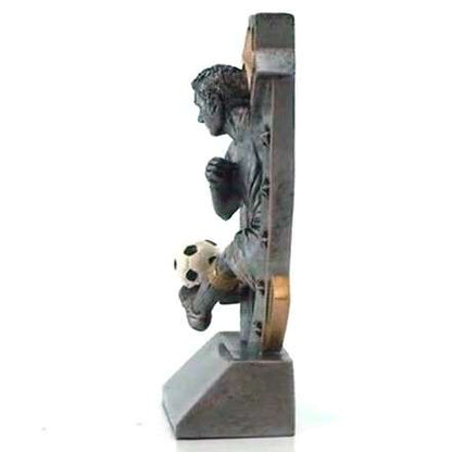 Soccer Trophy, 3D Star Resin - Male or Female | Engraved Soccer Award - 6 Inch Tall Decade Awards