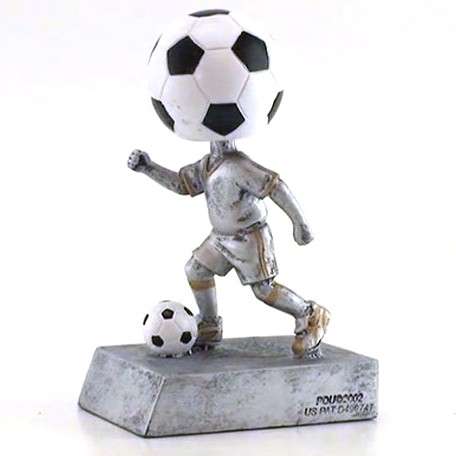 Soccer Bobblehead Trophy | Fútbol Bobblehead Award - 5.5 Inch Tall Decade Awards