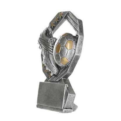 Soccer Hexa Star Trophy | trofeo de fútbol grabado - 4.75 Inch Tall Decade Awards