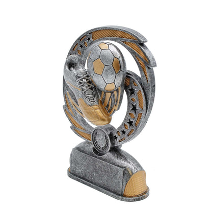 Soccer Hurricane Trophy | Engraved Soccer Award - 6.5" Tall Decade Awards