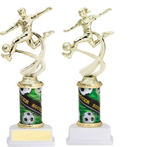 Soccer Column Trophy - Female / Male | Fútbol Award Decade Awards