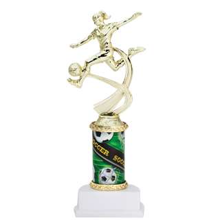 Soccer Column Trophy - Female / Male | Fútbol Award Decade Awards