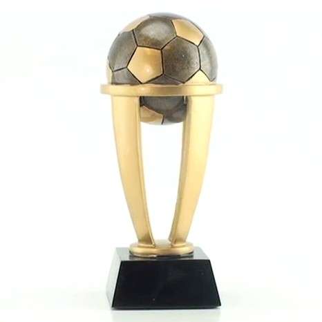 Soccer Gold Tower Trophy | Engraved Soccer Award - 13, 10.75 or 7.5 Inch Tall