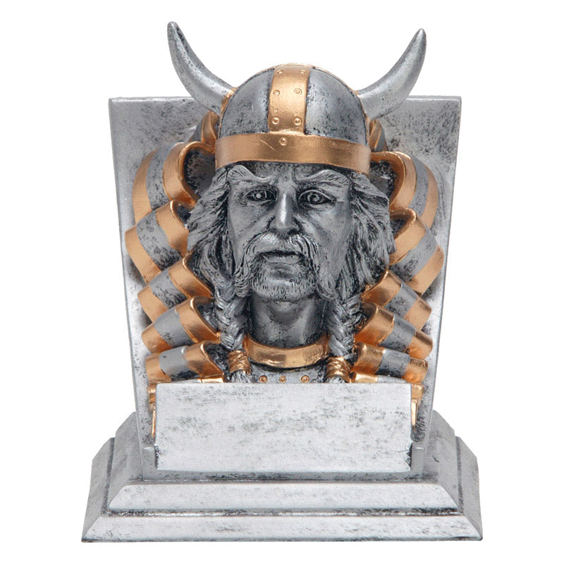 Viking Spirit Mascot Trophy | Engraved Viking Award - 4 Inch Tall Decade Awards