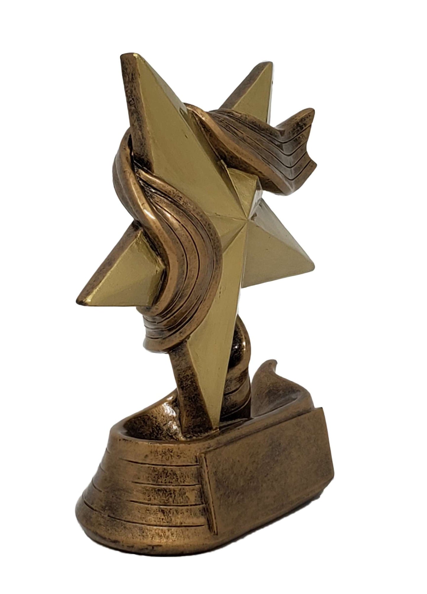 Star Trophy, Gold | Engraved Gold Star Award | Employee Superstar Recognition - 5 or 7 Inch Tall Decade Awards