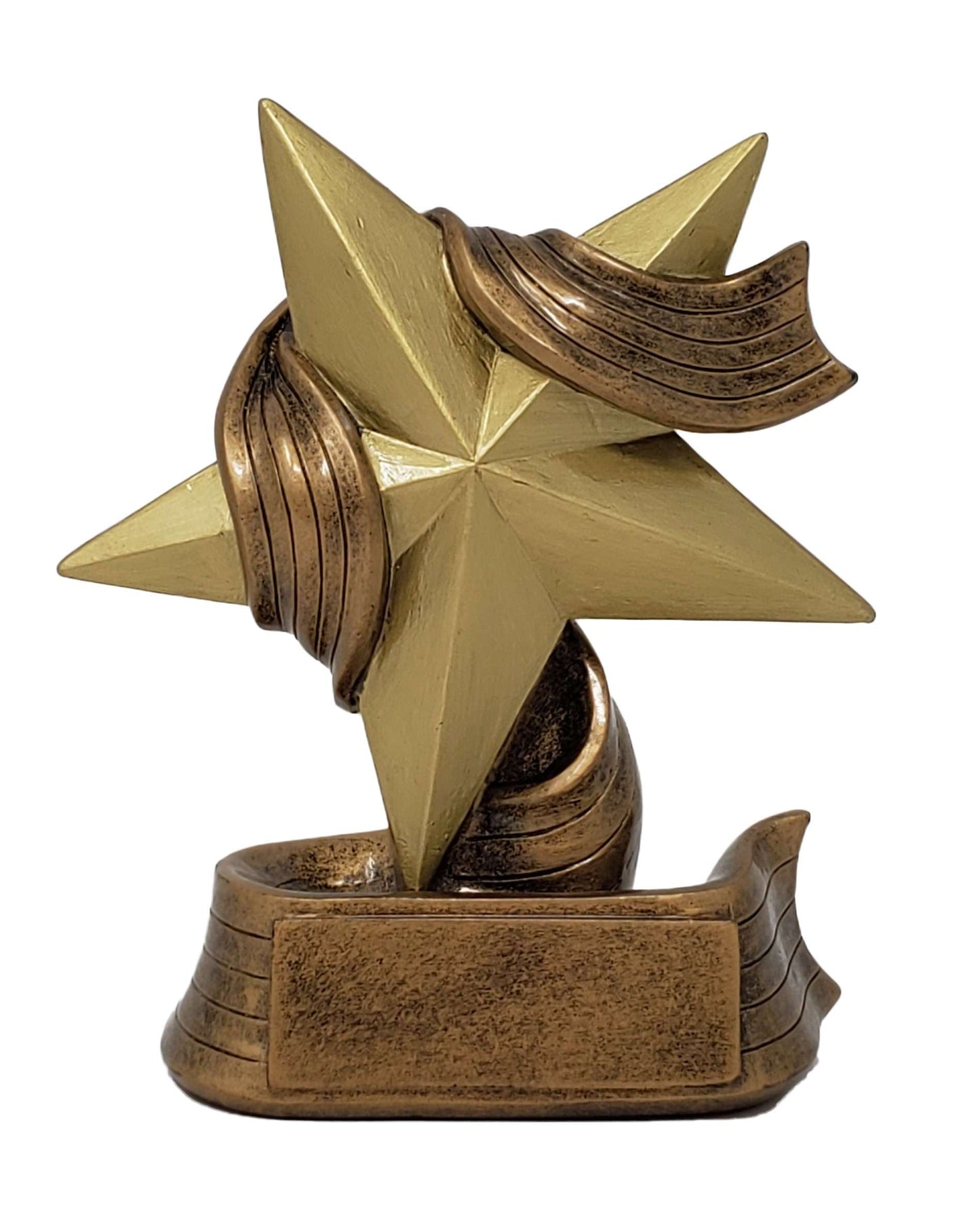Star Trophy, Gold | Engraved Gold Star Award | Employee Superstar Recognition - 5 or 7 Inch Tall Decade Awards