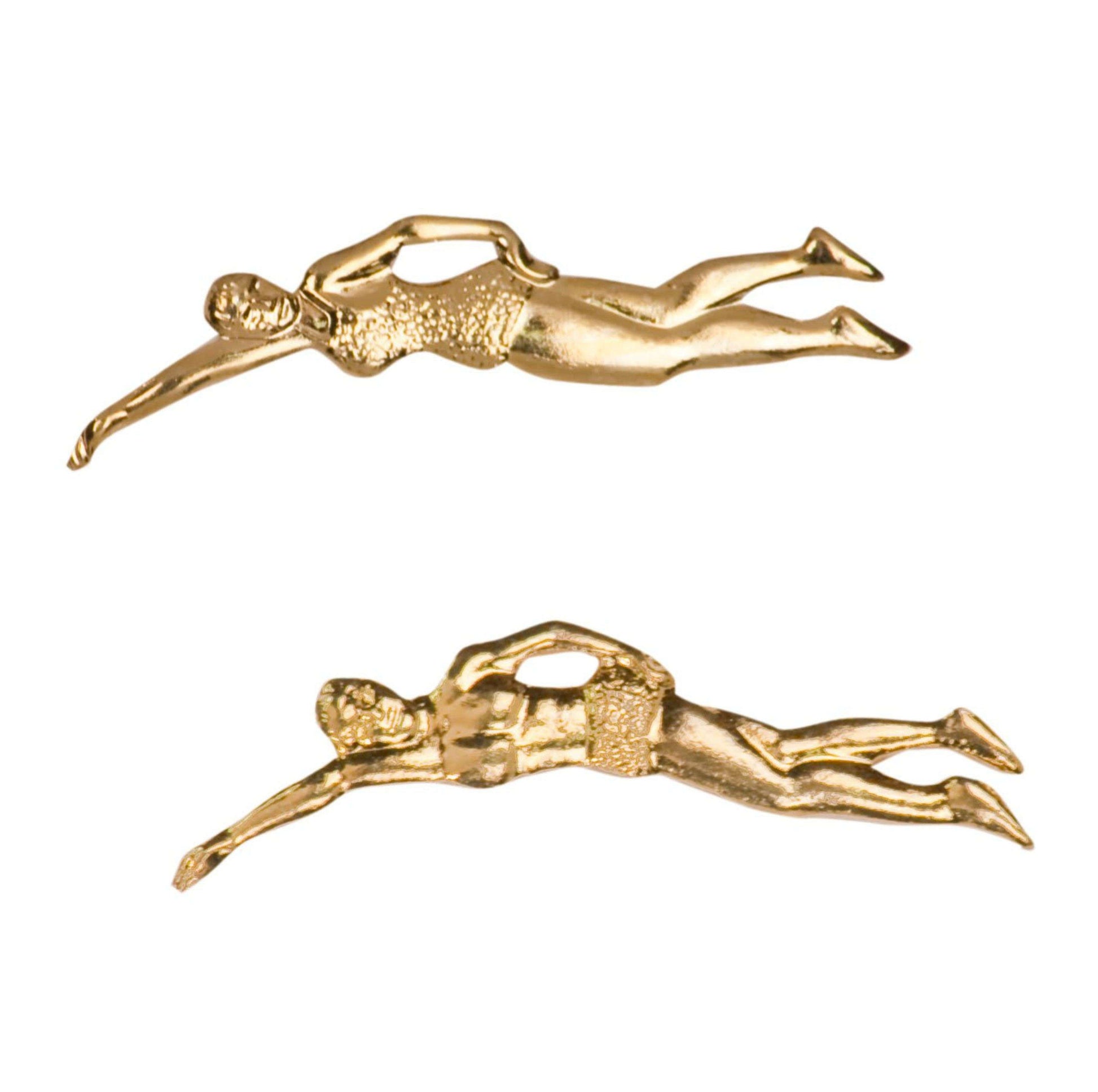 Swimming Lapel Pin | Letter Jacket Swimmer Chenille Pin - Female or Male Decade Awards