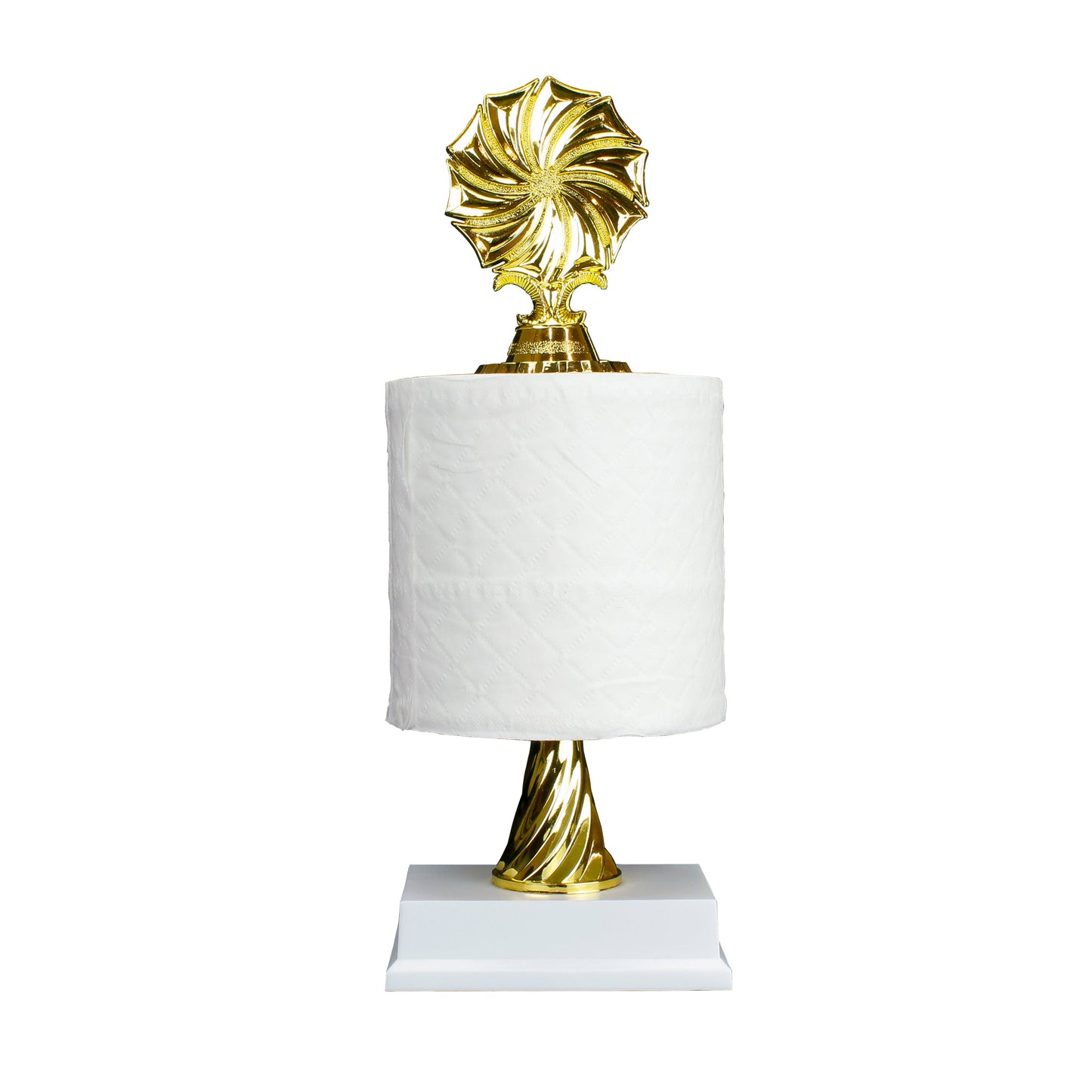 Busted Bracket Trophy with toilet paper roll by Decade Awards