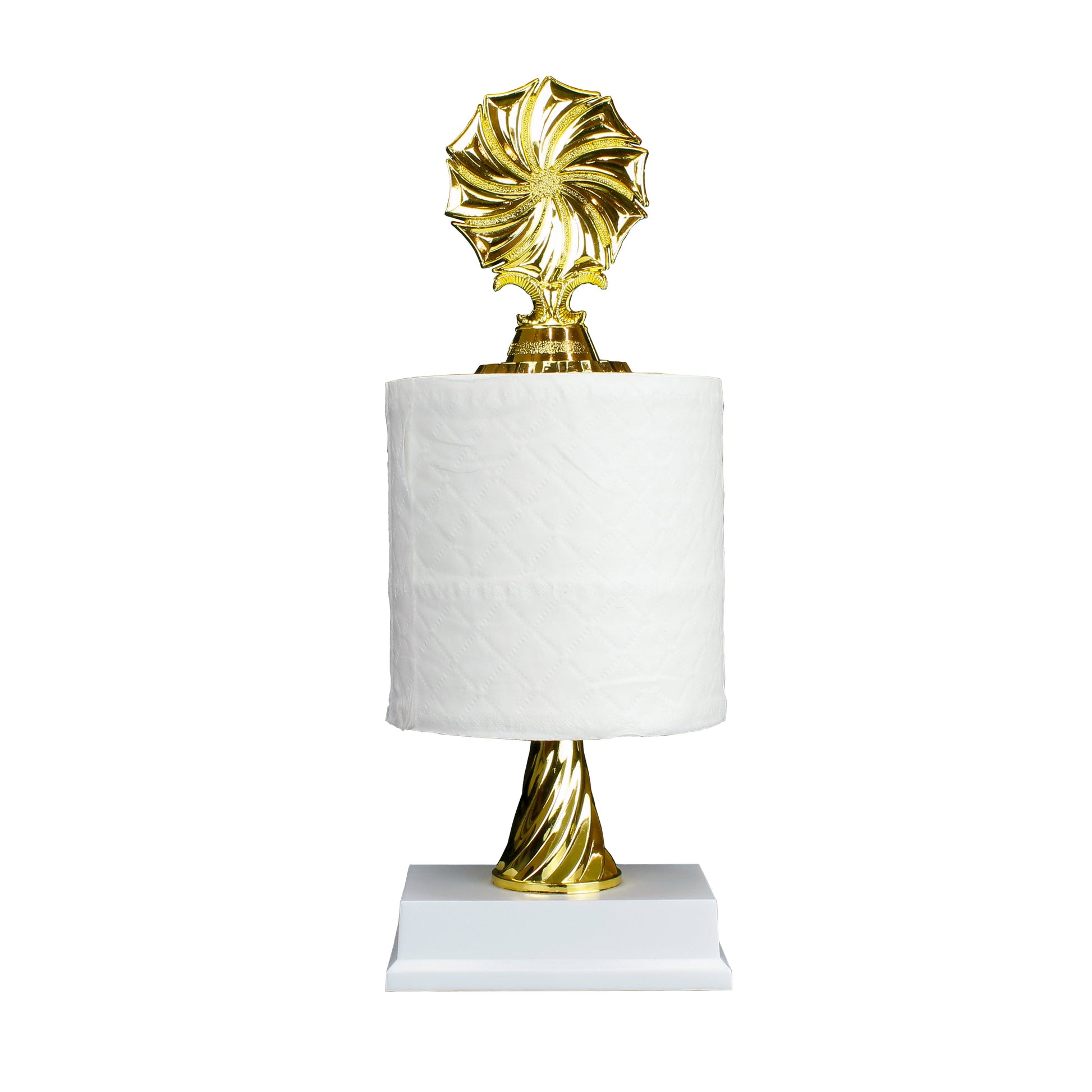 Busted Bracket Trophy with toilet paper roll by Decade Awards