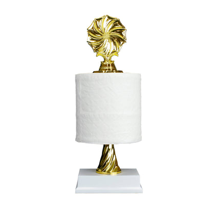 Busted Bracket Trophy with toilet paper roll by Decade Awards