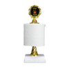 A 12-inch humorous toilet paper award designed for those special Turd Place "winners". Custom engraving available from Decade Awards