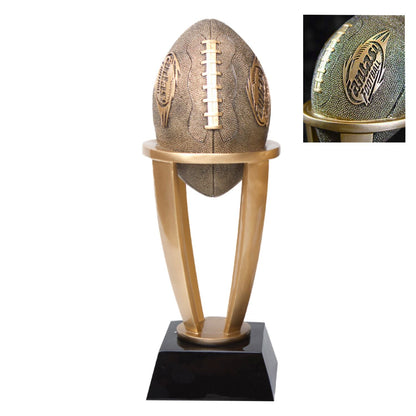Fantasy Football Tower Trophy | Engraved FFL Award - 7.5, 10.75 or 13 Inch Tall Decade Awards