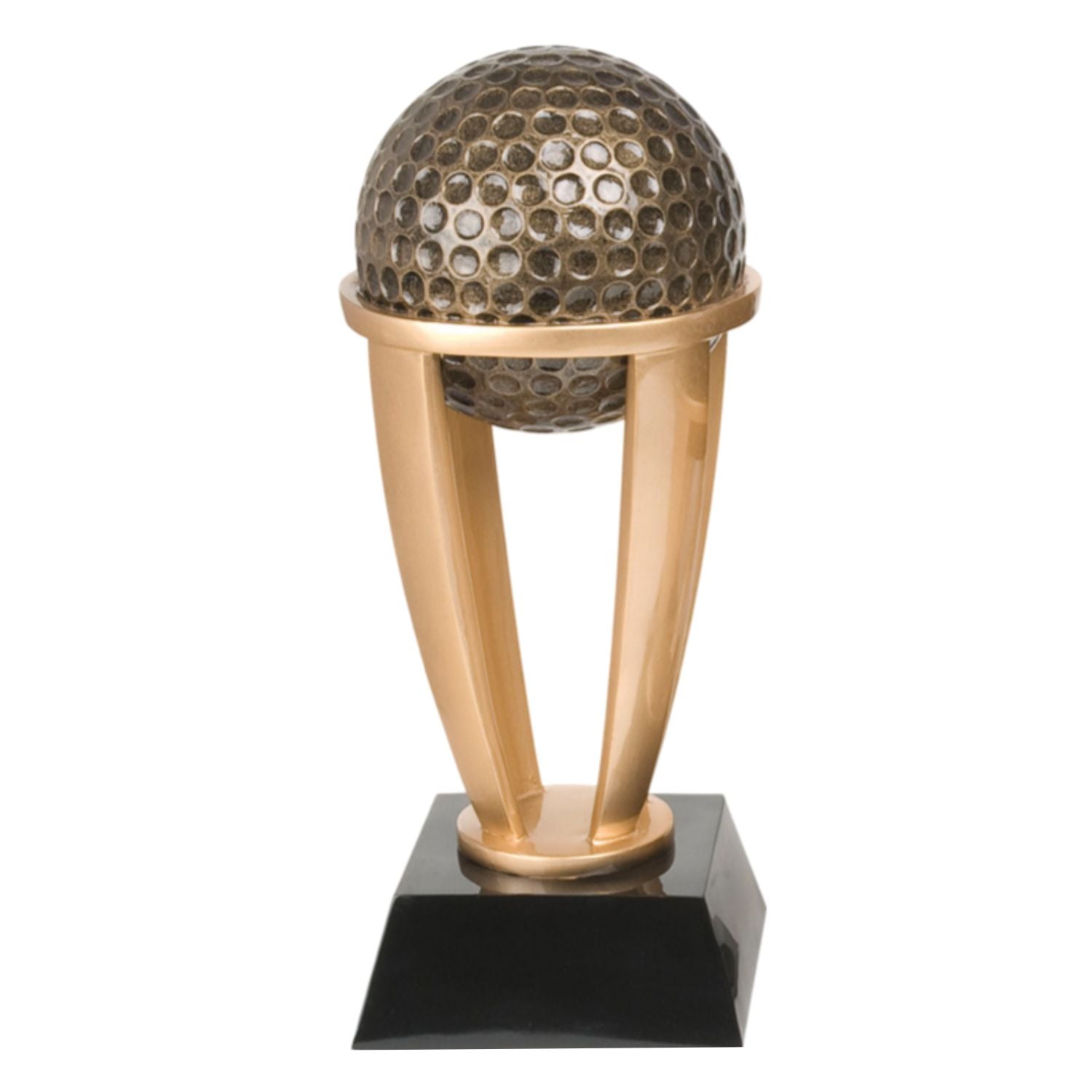 Golf Tower Trophy | Engraved Golf Tournament Award - 7.5, 10.75 or 13 Inch Tall Decade Awards
