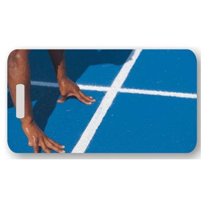 Track Luggage Tag | Personalized or Fill-in Track Sport Bag ID