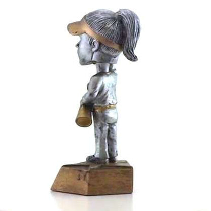 Team Mom Bobblehead Trophy | Engraved Team Mom Award - 6 Inch Tall Decade Awards