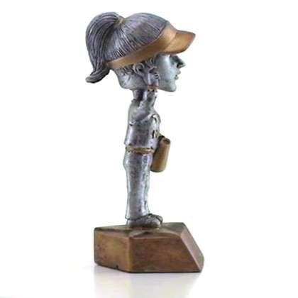 Team Mom Bobblehead Trophy | Engraved Team Mom Award - 6 Inch Tall Decade Awards