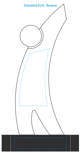 Teamwork Figure Corporate Award | Engraved Slam Dunk Award - 6.5" Decade Awards