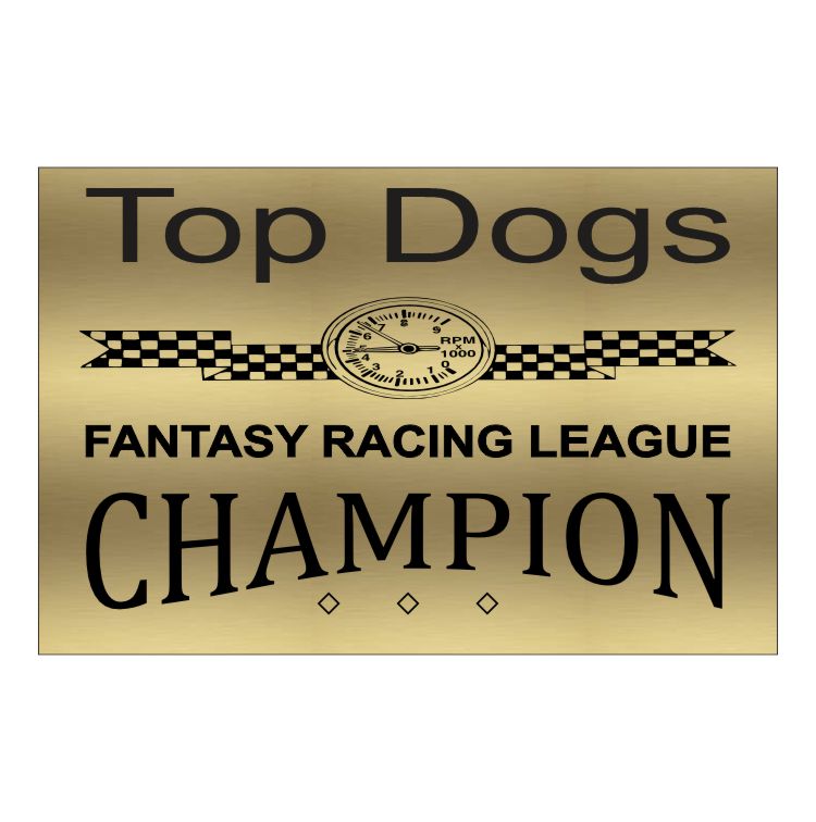 Fantasy Racing Armchair Perpetual Trophy | Engraved Racing Fantasy League Award - 10.5 Inch Tall Decade Awards