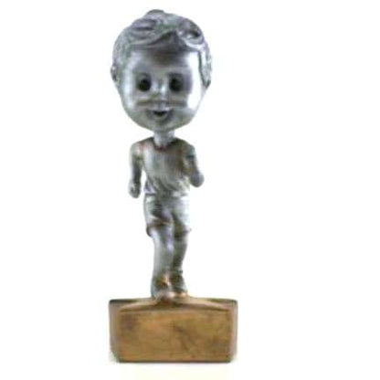 Track Bobblehead Trophy - Female / Male | Engraved Runner Award - 6 Inch Tall Decade Awards
