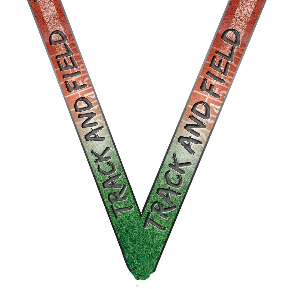 Track Fusion Medal- Gold, Silver or Bronze | Engraved Track Medallion - 3 Inch Wide Decade Awards