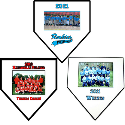 Baseball Home Plate Picture Plaque | Personalized Photo Plaque | 6x6 or 10x10