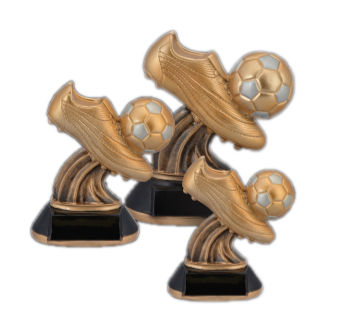 Soccer Golden Cleat Trophy | Engraved Fútbol Award - 6, 7 or 8 Inch Tall