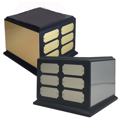 Personalized Perpetual Trophy Base | Cherry or Matte Black  | 5.25 Inch