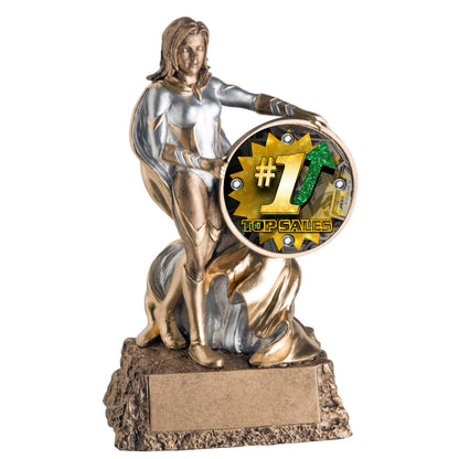 Valkyrie Sales Trophy  |  Female Sales Award  |  Personalized Sales Award |  6.75 Inches Tall