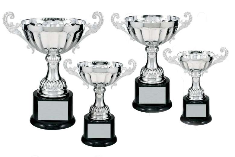 Victory Cup Trophy - Gold or Silver | Engraved Love Cup Trophy - 6.5, 7.5, 8.5 or 9.75 Inch Tall Decade Awards
