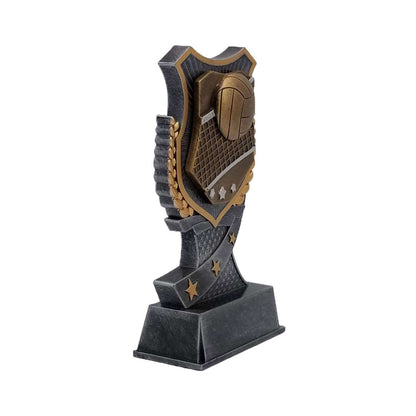 Volleyball Shield Trophy | Engraved Volleyball Award - 5.75 or 7 Inch Tall Decade Awards