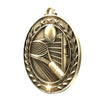 Personalized Tennis Medal in Gold Silver or Bronze with Ribbon and Custom Engraving by Decade Awards