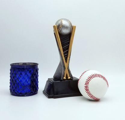 Baseball World Class Trophy | Engraved Baseball Tower Award - 6 or 8 Inch Tall Decade Awards