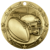 Personalized Football Medal with Ribbon | Gold, Silver or Bronze | World Class Medal | 3 Inches Wide