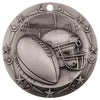 Personalized Football Medal with Ribbon | Gold, Silver or Bronze | World Class Medal | 3 Inches Wide