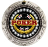 Personalized Poker Medal with Ribbon | Gold, Silver or Bronze | World Class Medal | 3 Inches Wide