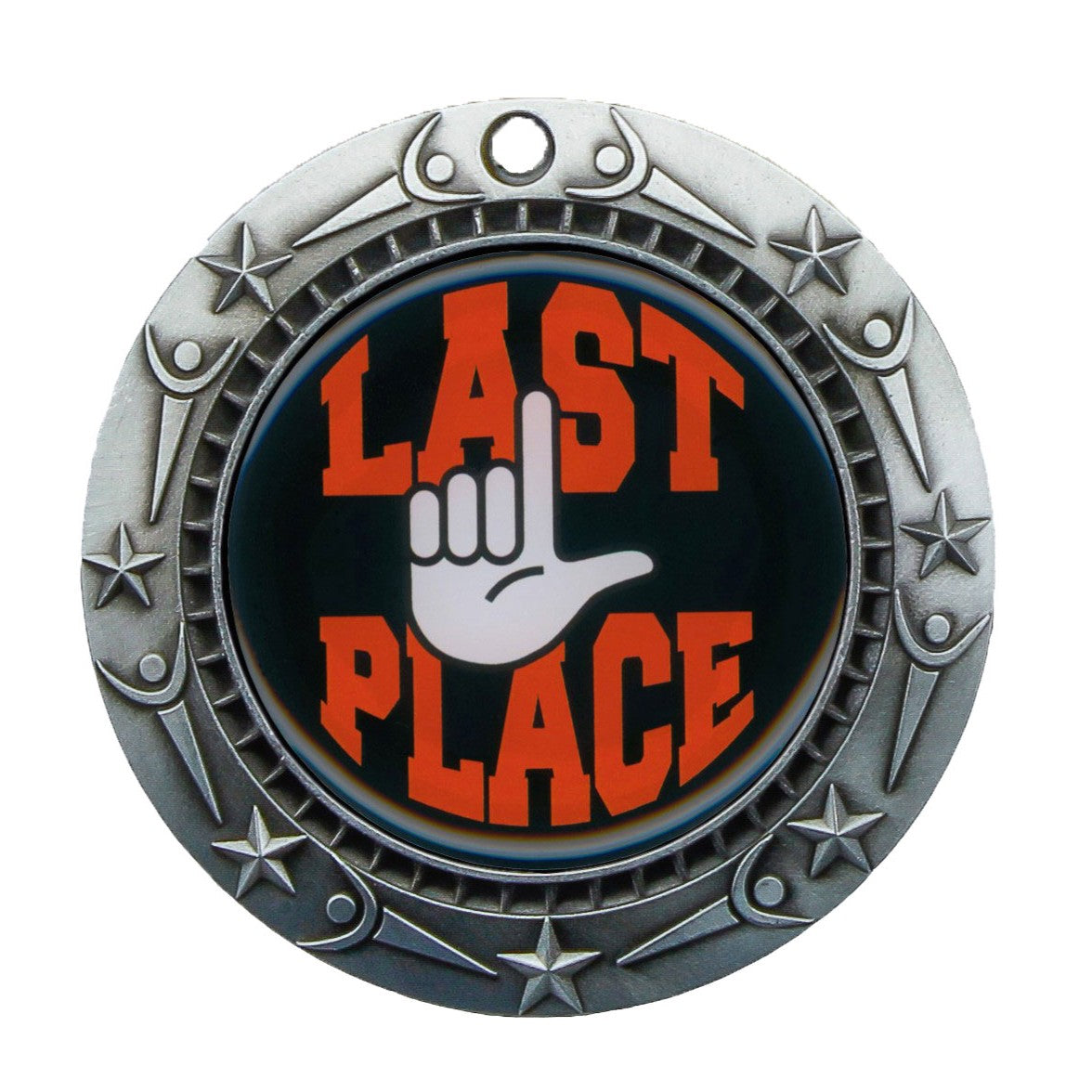 Personalized Last Place Medal with Ribbon | Gold, Silver or Bronze | World Class Last Place Medal | 3 Inches Wide