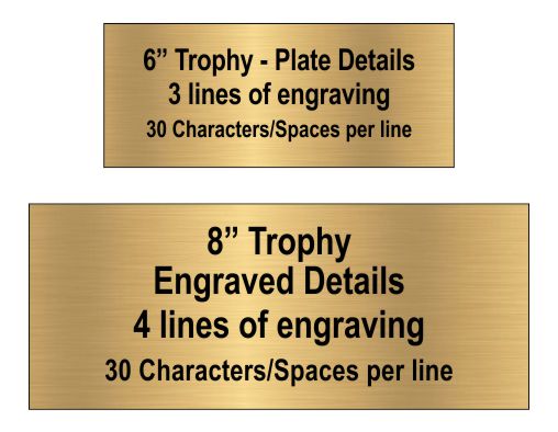 Basketball World Class Trophy | Engraved Basketball Tower Award - 6 or 8 Inch Tall Decade Awards