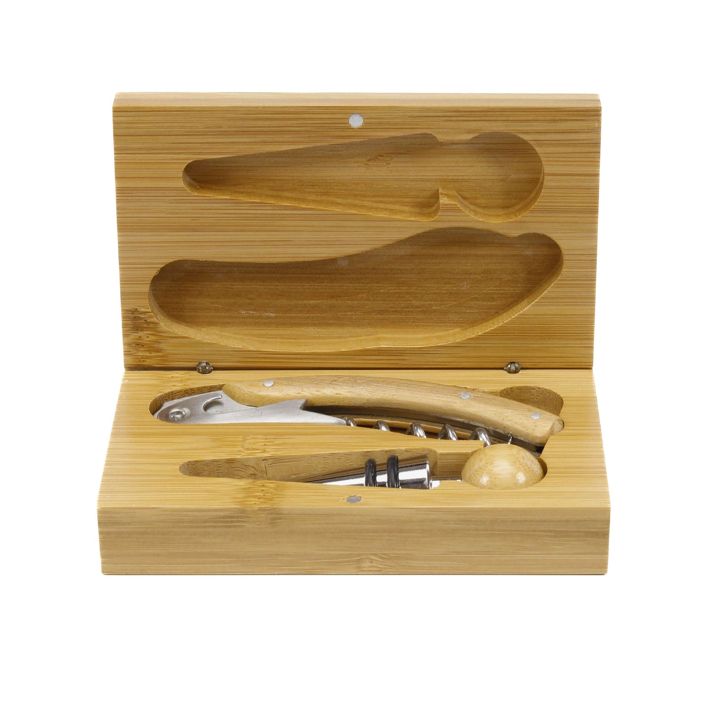 Wine Tool Set | Engraved Bamboo 2 Piece Wine Set Decade Awards