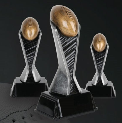 World Class Football Award | Engraved Football Tower Trophy - 6, 8 or 12 Inch Tall  Decade Awards