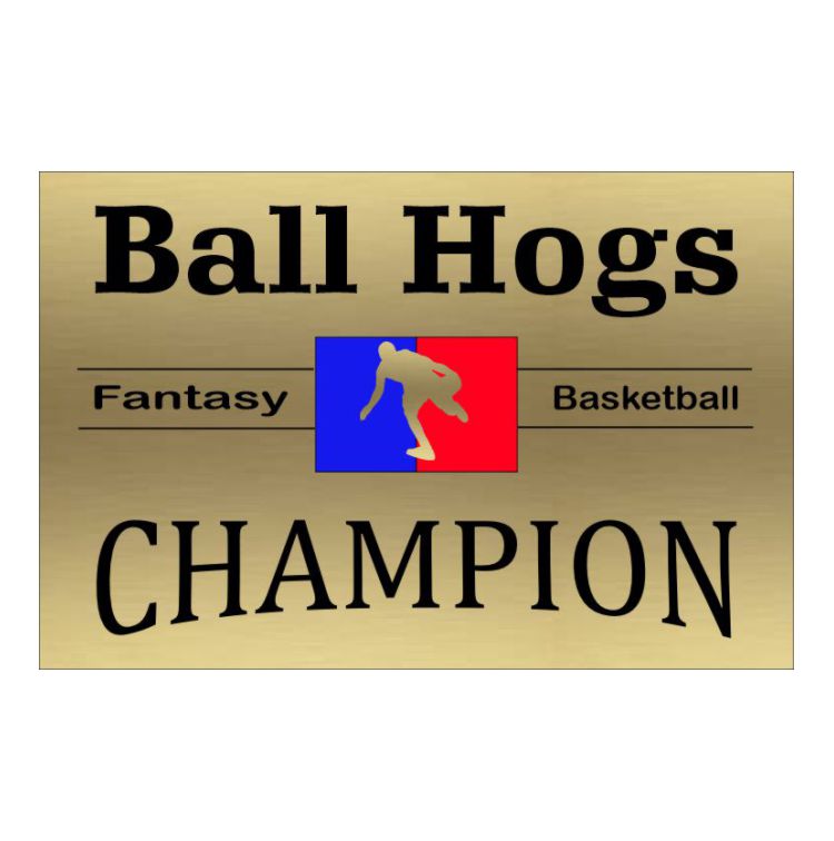 Personalized Fantasy Basketball Perpetual Trophy | Engraved Armchair Basketball Perpetual Award