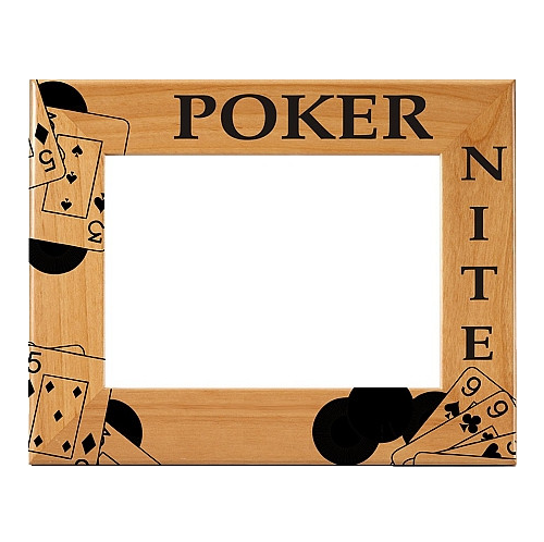 Poker Picture Frame | Personalized Picture Frame | 3 Sizes